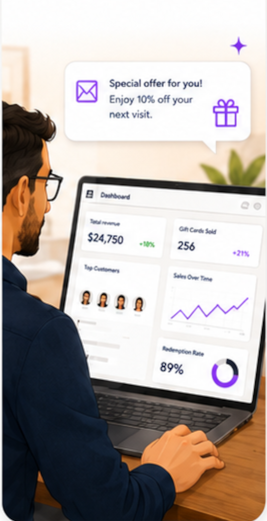 Business tracks and grows